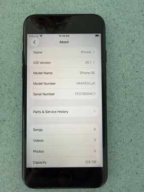 Apple iPhone SE Black 128GB